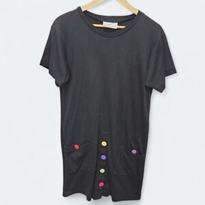 Vintage Wear-Abouts A Division Of Sirena Midi Dress With Buttons & Pockets